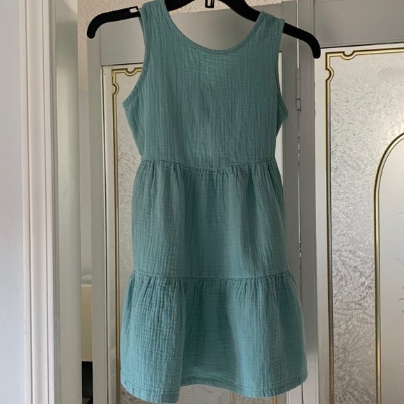 Cat & Jack Dresses Cat Jack Girls Gauze Seafoam Green Sundress Size